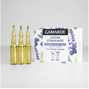 Gamarde Lotion Stimulante Cuir chevelu asphyxié Bio 6 ampoules 5 ml