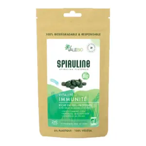 Valebio Spiruline Bio 240 comprimés