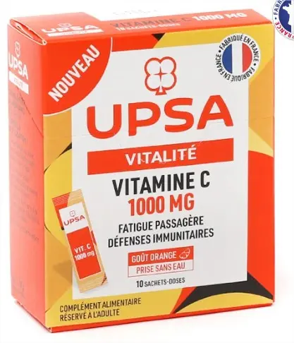 UPSA Vitalité Vitamine C 1000 mg 10 sachets doses
