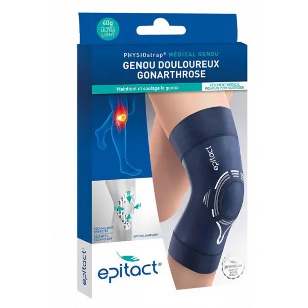 Epitact physiostrap médical genouillère arthrose taille S