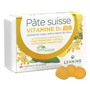 Lehning Pate Suisse Vitamine D3 40 Gommes