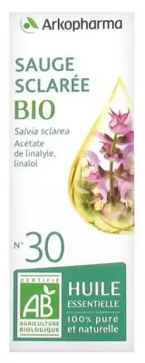 Arkopharma Huile Essentielle Sauge Sclarée Bio 5 ml - Pharmacie Agnès Praden à Alès