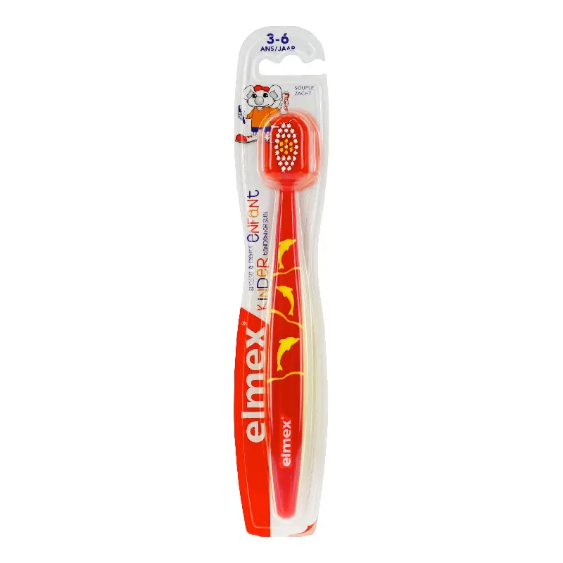 Elmex brosse à dents enfants 3-6 ans - Pharmacie Agnès Praden à Alès