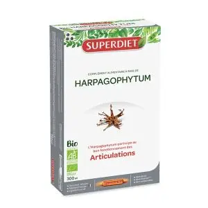 Super Diet Harpagophytum Bio 20 Ampoules - Pharmacie Agnès Praden à Alès