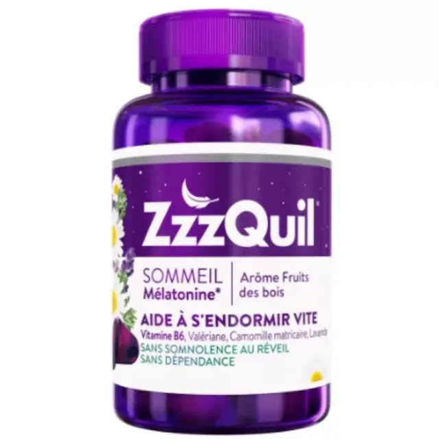 ZzzQuil Sommeil Arôme Fruits des Bois 60 Gommes