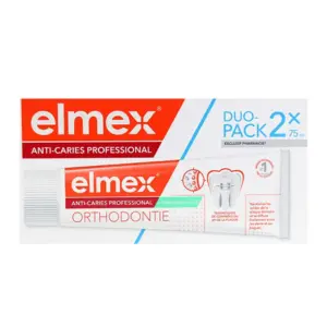 Elmex Dentifrice Anti-Caries Ortho duo 2x75ml