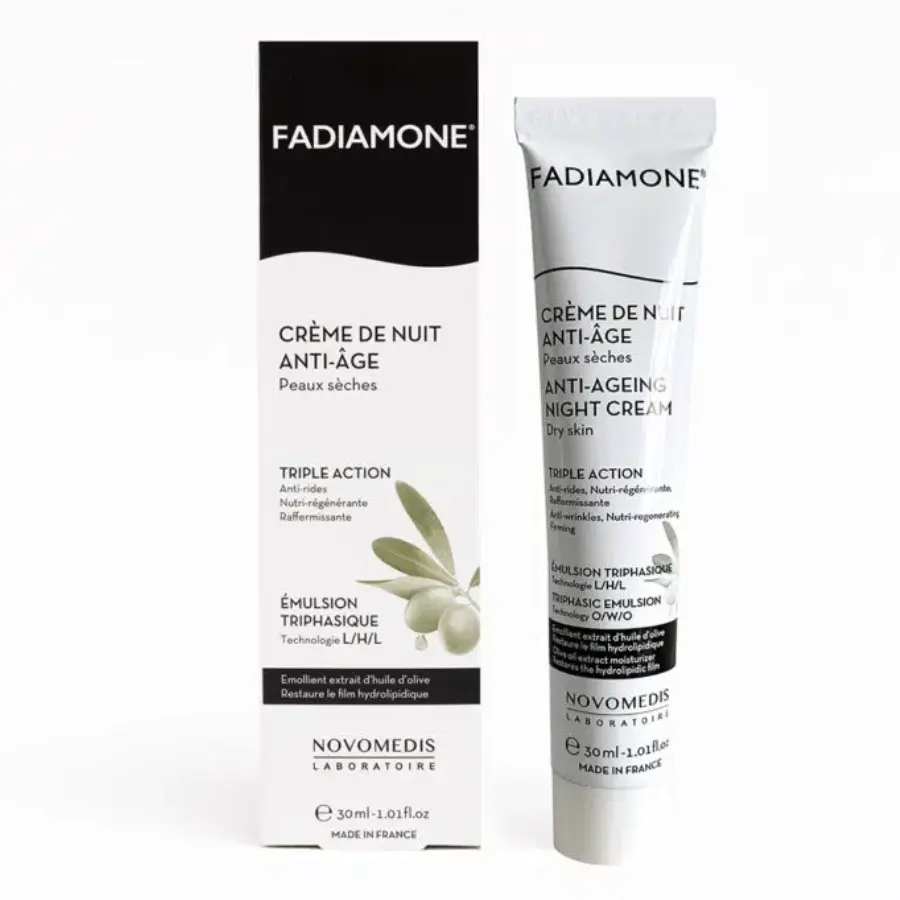 Fadiamone Crème de Nuit Anti-Âge 30 ml - Pharmacie Agnès Praden à Alès