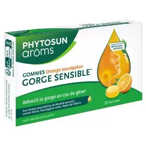 Phytosun Aroms 30 Gommes Gorge Sensible