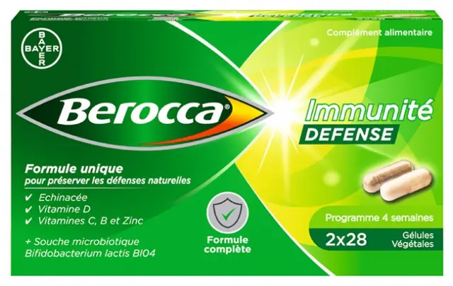 Berocca Immunité Défense 2 x 28 Gélules