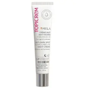 Topicrem Mela Crème Nuit Peeling Doux 40ml - Pharmacie Agnès Praden à Alès