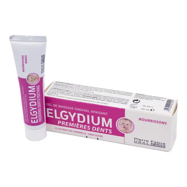 Elgydium Premières Dents Gel de Massage Gingival Apaisant 15ml