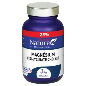 PharmNature Magnésium Bisglycinate Chélaté - 120 gélules