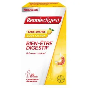 Bayer Renniedigest 20 Sachets - Pharmacie Agnès Praden à Alès