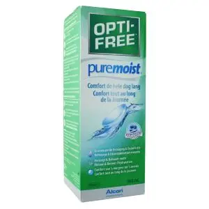 Alcon Opti Free Pure Moist Solution Multi-fonctions De Décontamination Lentille De Contact 300 ml
