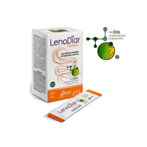 Aboca LenoDiar Pédiatric 12 sachets - Pharmacie Agnès Praden à Alès