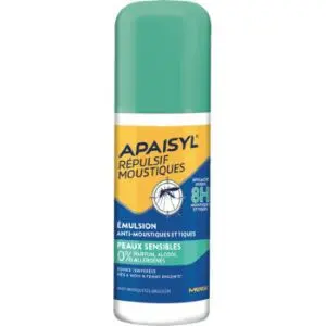 Procter & Gamble Apaisyl Répulsif Moustiques Emulsion Peaux Sensibles 90 ml