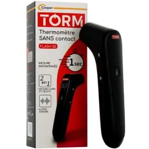 Cooper Torm Thermomètre Flash Sans Contact Noir