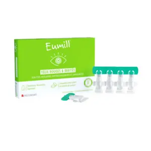 Eumill Yeux Rouges et Irrités gouttes oculaires 10 unidoses