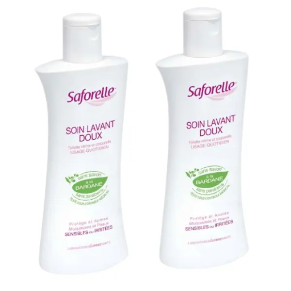 Saforelle soin lavant doux 250ml x2 - Pharmacie Agnès Praden à Alès