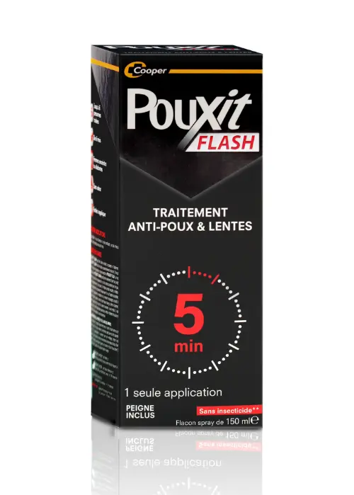 Pouxit Flash Traitement anti-poux & lentes Spray 150 ml