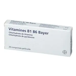 Bayer Vitamines B1 B6 x20 Comprimés - Pharmacie Agnès Praden à Alès