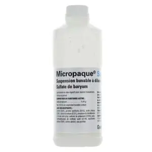 Guerbet Micropaque Scanner Suspension Buvable 150 ml 