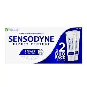 Sensodyne Dentifrice Répare et Protège Menthe Fraiche Lot de 2 x 75ml
