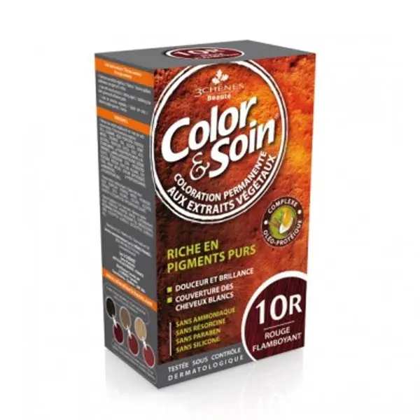 Les 3 Chênes Color & Soin 10R Rouge Flamboyant 135ml