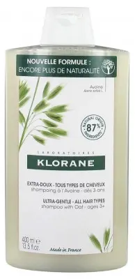 Klorane Shampoing à l'Avoine 400 ml
