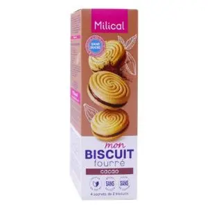 Milical Biscuit Fourré Chocolat 4 Sachets de 2
