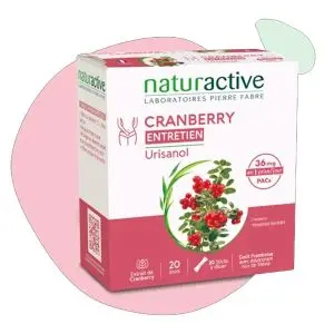 Naturactive Urisanol Entretien Cranberry 20 Sticks