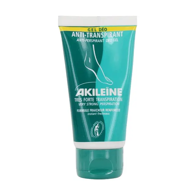 Asepta Akileine Gel Deo Anti-Transpirant Pieds 75ml