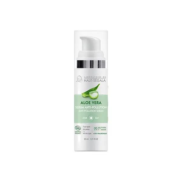 Haut-Ségala Aloe Vera Sérum Anti-Pollution Bio 30 ml