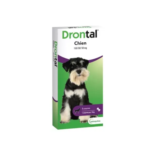 Drontal Chien Boite de 6 Comprimés