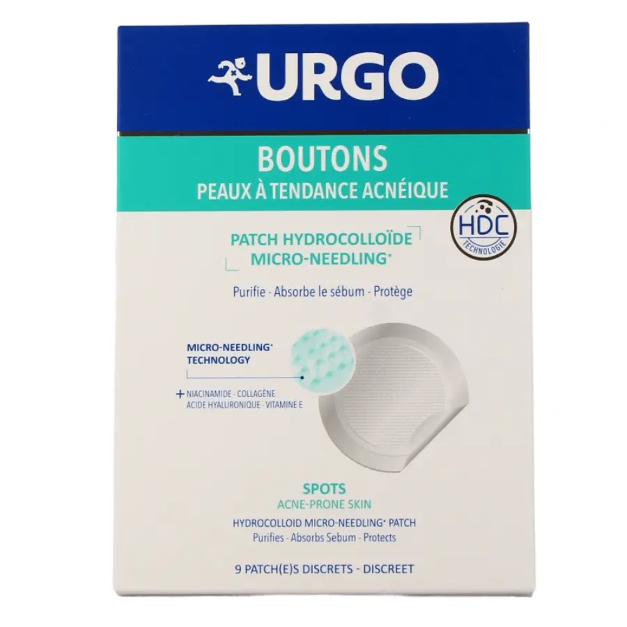 Urgo Bouton Patch Micro Need x 9 - Pharmacie Agnès Praden à Alès