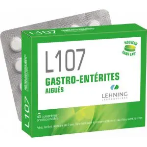 Lehning L107 Gastro Entérites Aiguës 40 Comprimés Orodispersibles