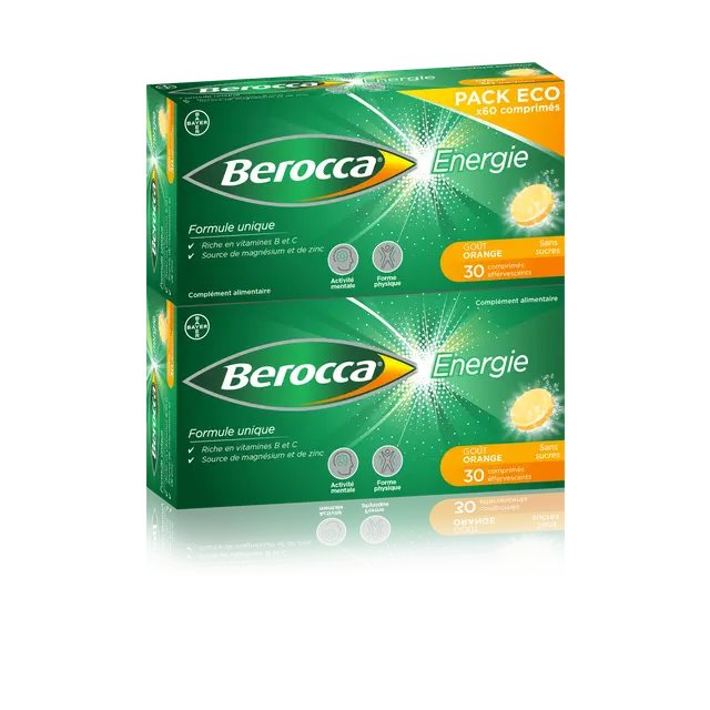 Berocca énergie comprimés effervescents x60