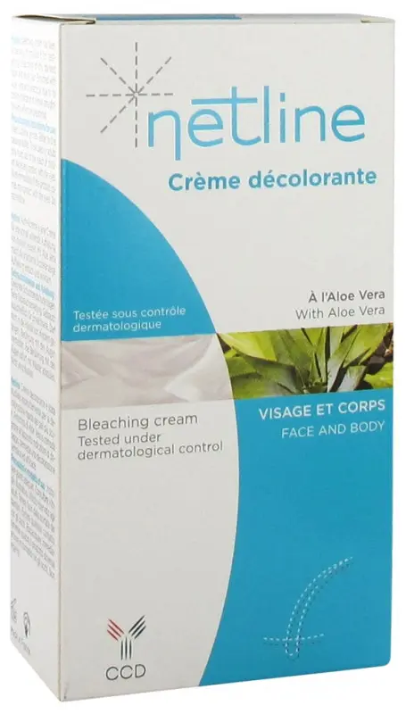 Netline crème décolorante duvet sombre visage corps 75ml