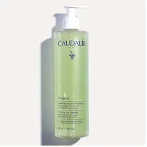 Caudalie Vinopure Gelée Nettoyante à l'Acide Salicylique Purifiante - 385mL - Pharmacie Agnès Praden à Alès