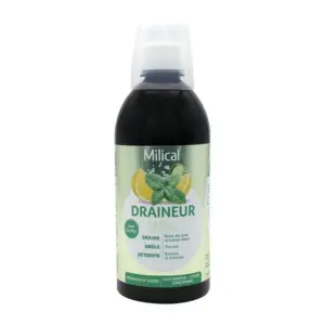 Milical Draineur Ultra Menthe - Citron - Concombre 500 ml