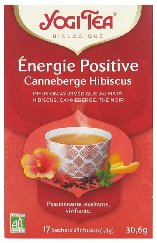 Yogi Tea Infusion Énergie Positive Bio 17 Sachets