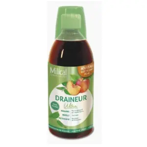 Milical Draineur Ultra Thé Vert - Pêche 500 ml 