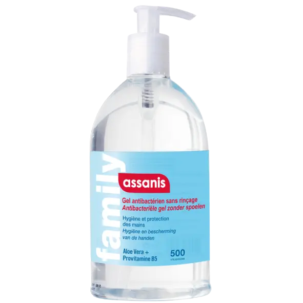 Assanis gel anti bactérien 500ml