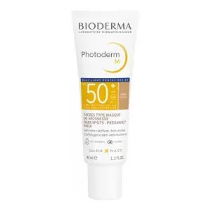Bioderma Photoderm Gel crème Clarifiant Anti récidive SPF50+ Teinte dorée M 40ml