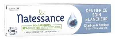 Natessance Dentifrice Soin Blancheur Charbon de Bambou Bio 75 ml