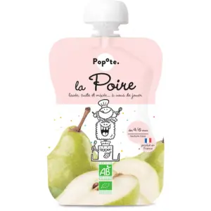 Popote Gourde Poire Bio 120g
