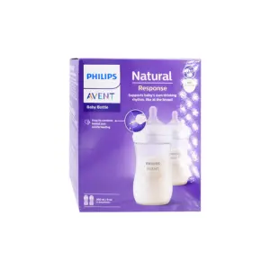 Avent Natural Response 2 Biberons 260 ml 1 Mois et +