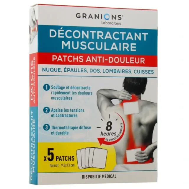 Granions Patchs Anti Douleur x 5