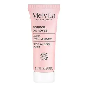 Melvita Source de Roses Crème Hydra-Repulpante Bio 15ml
