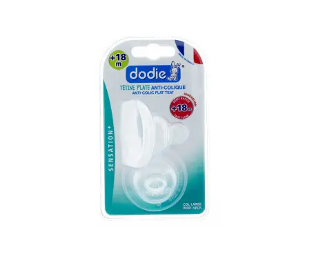 Dodie Tétine Plate Anti-Colique Débit Rapide 18mois+